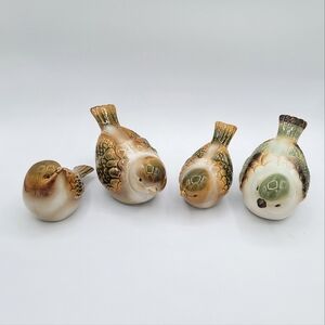 Ceramic Birds Set of Four #2536
